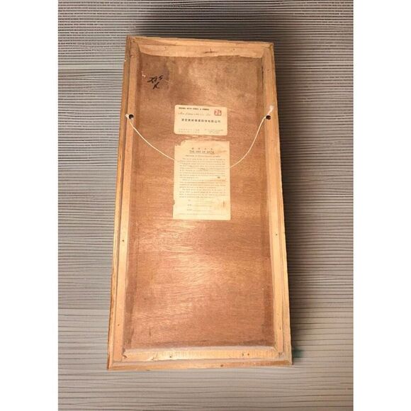 Vintage Original “The Art Of Batik”  Painting Of Guanyin Framed Red - Picture 6 of 6